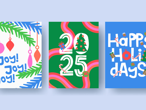 2D Design: Holiday Greeting Cards